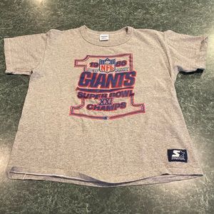 Vintage 1986 Starter N.Y. GIANTS Super Bowl Shirt